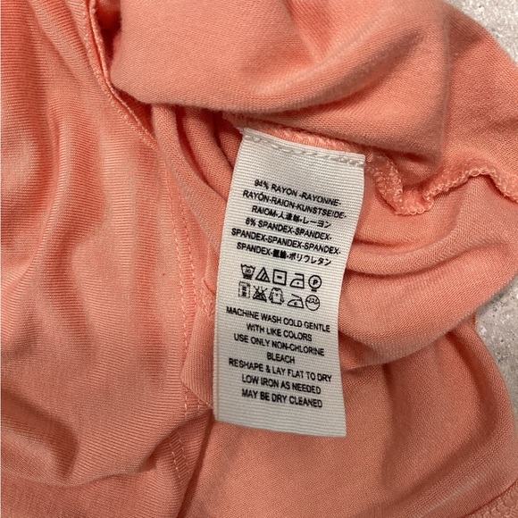 Free people orange boho tie front flowy tank top - Picture 7 of 8